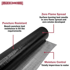 Lumintrail close-up of woven polyethylene texture emphasizing tear resistance