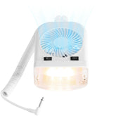 Lumitronics front view of bunk light showing compact footprint and bright illumination