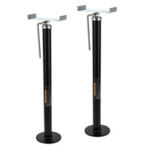 LUSHIH front view of two jacks showing compact ready-to-use design and stability benefit