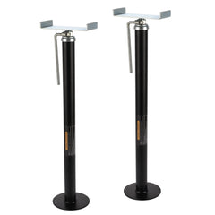 LUSHIH front view of two jacks showing compact ready-to-use design and stability benefit