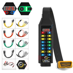 LUTIFIX breakout box front view showing labeled 16-pin connection and benefits