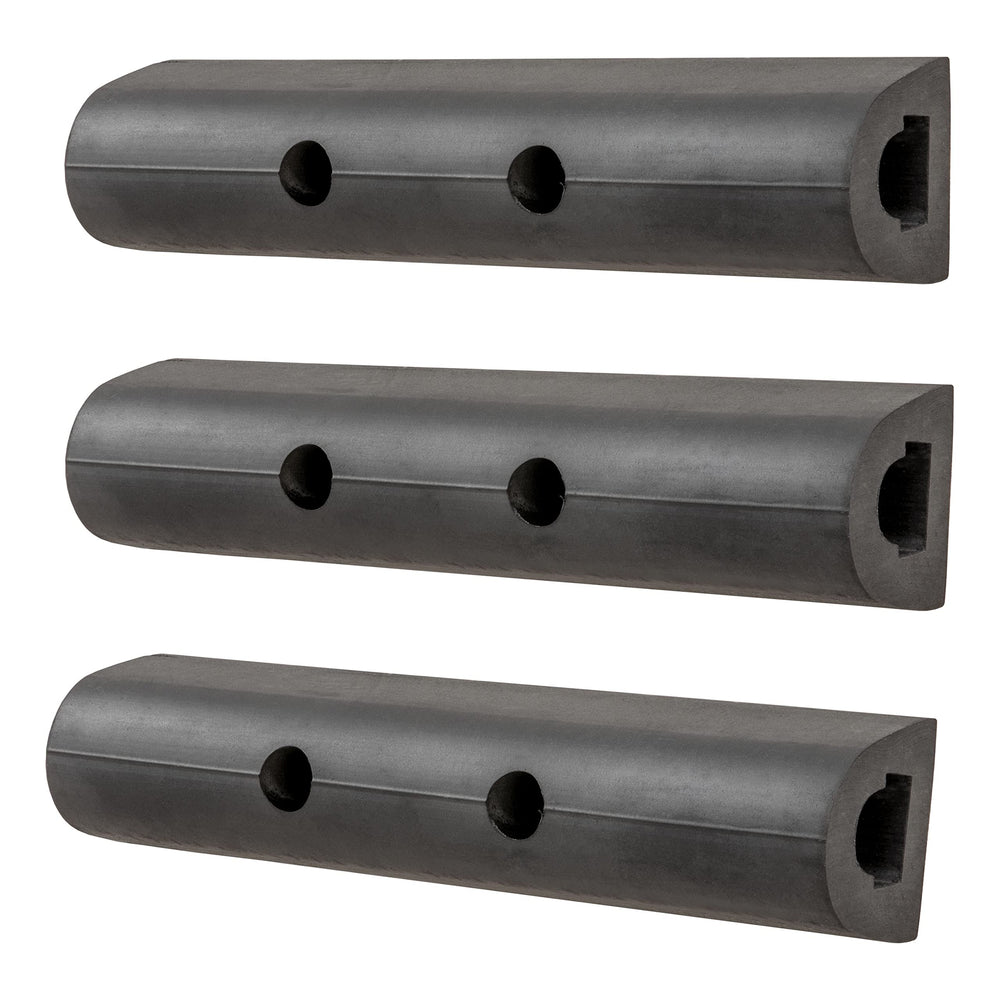 LUVERNE front view of three bumper strips showing pack and protection