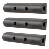 LUVERNE front view of three bumper strips showing pack and protection