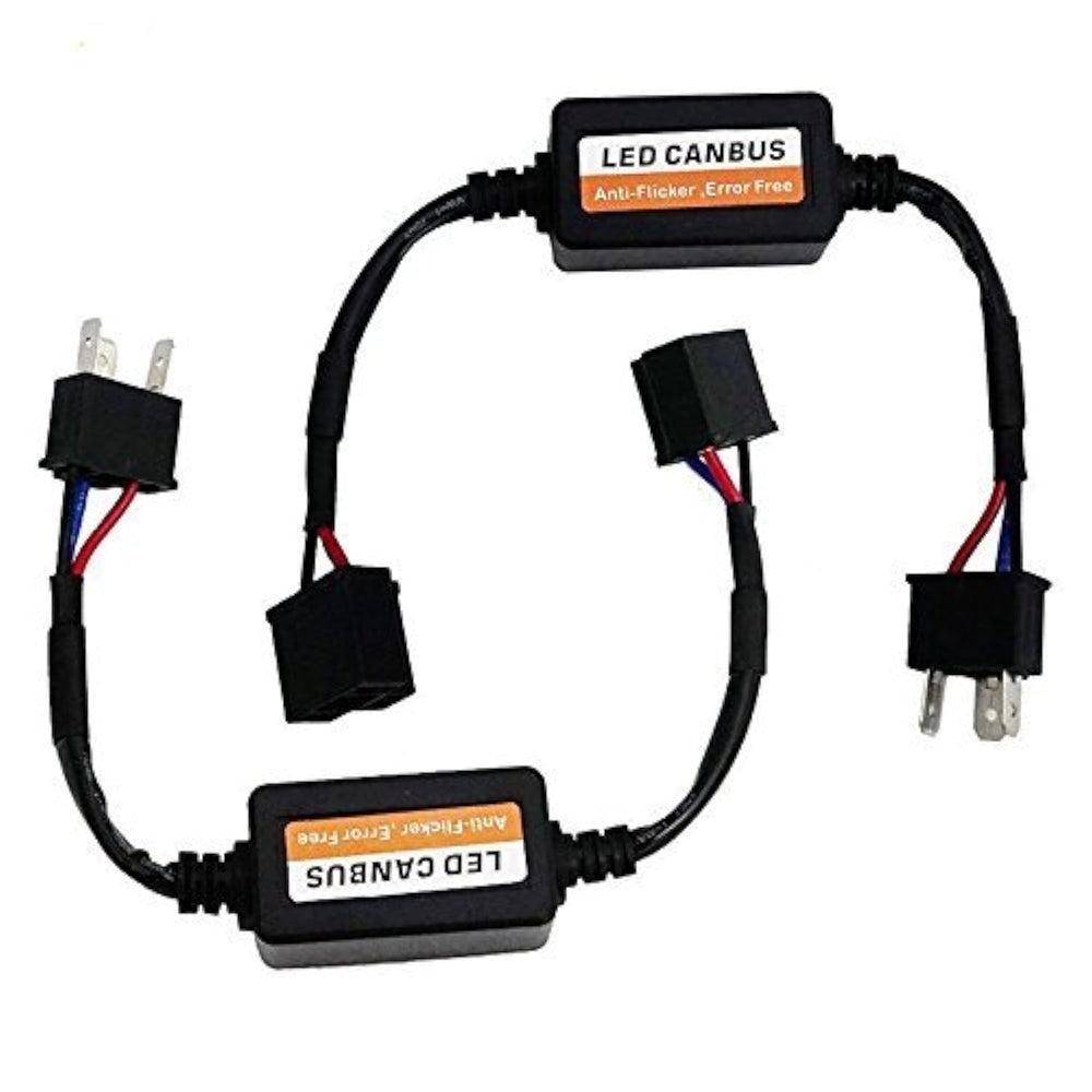 LX-LIGHT front view of harness kit showing connectors and compact casing, ensures stable LED performance