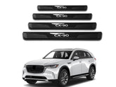 Lyemer front view on Mazda CX-90 door sill showing clean protection and style