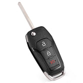 LYFUCESS front view key fob showing buttons and flip design for easy replacement