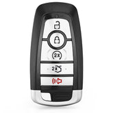 LYFUCESS front view of key fob showing buttons and fit benefit