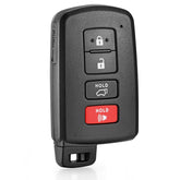 LYFUCESS front view of key fob showing button layout and easy replacement benefit