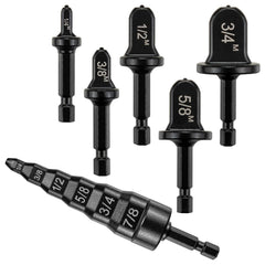 LYNCSEDAR front kit layout showing all five bits and swage tool for versatile repairs