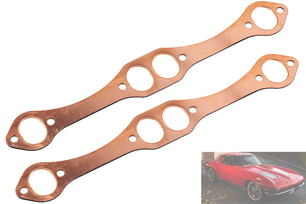 LYNSHINE PH306 front view showing two copper oval-port gaskets and product details, durable seal
