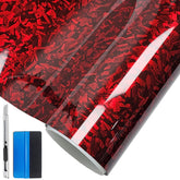 LZLRUN gloss red front packaging showing product size and finish
