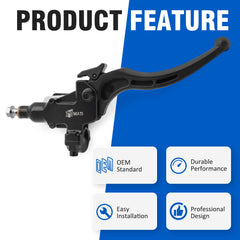 M MATI brake assembly next to ruler illustrating correct scale and part compatibility