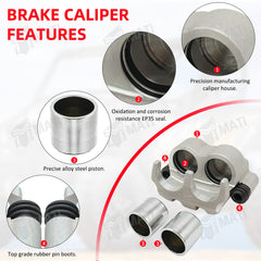 M MATI brake pads close-up showing pad surface for reliable stopping performance