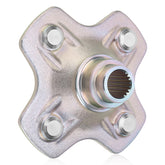 M MATI rear left hub front view showing mounting holes and fitment benefit