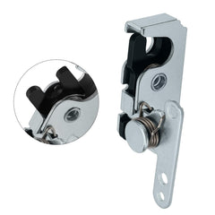 M MATI door latch beside ruler showing dimensions and OEM-spec sizing for accurate replacement