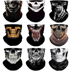 M-YOUNG front packaging showing nine skull gaiters and set benefit