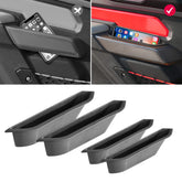 Mabett front view of door handle organizer showing clean installed pocket and benefit of extra storage
