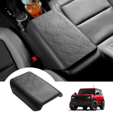 Mabett front view of console armrest cover showing fit and finish benefit