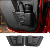 Mabett front installed rear door pocket showing clean fit and extra storage