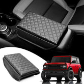 Mabett front view on Bronco console showing fitted protection and clean look
