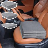 MABOZOO front view of booster seat showing full profile and compact lift benefit