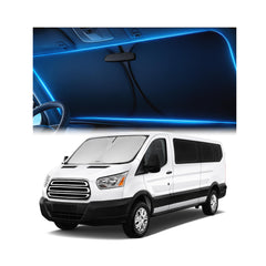 Magnelex front view showing Transit-specific shape and full coverage benefit