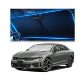 Magnelex front view showing full windshield coverage and snug fit benefit