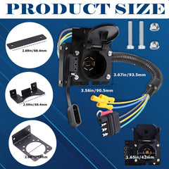 maierke adapter mounted on bracket demonstrating secure mounting and stability