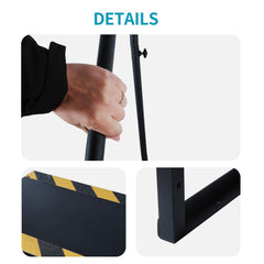 Manifish triangular support bars highlighting reinforced rigidity and wobble reduction