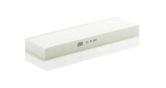 MANN-FILTER CU 30 004 front packaging showing fit and part number, ensures correct selection
