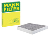 Mann Filter front packaging showing product name and OEM fit benefits