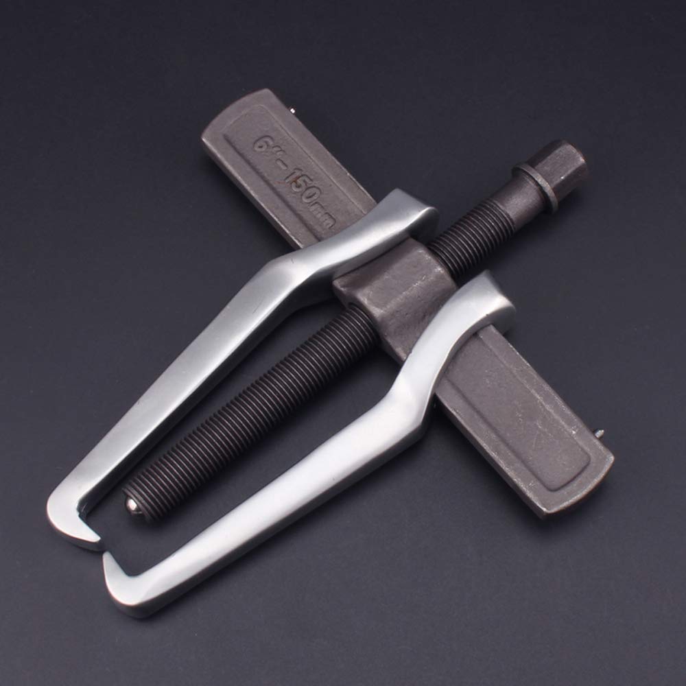 MANNIFEN front view of 6-inch gear puller showing sturdy build and quick setup benefit