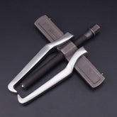MANNIFEN front view of 6-inch gear puller showing sturdy build and quick setup benefit