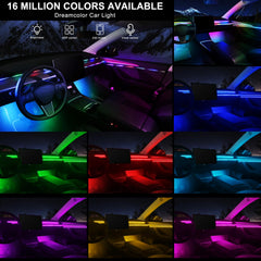 MAODANER acrylic strip close-up highlighting even light diffusion and brighter, softer colors