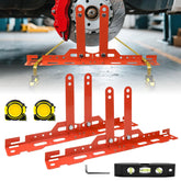 Mapaim toe plates front view showing sturdy construction and accurate contact