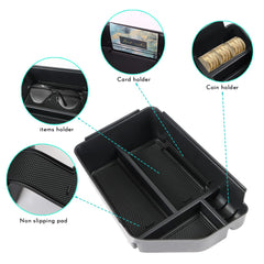 MARCHFA tray installed in Kia EV6 console demonstrating perfect fit and tidy storage