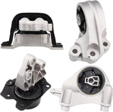 Mardarth front view of four mounts showing kit contents and neat packaging for easy identification