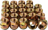 Mardarth front view of 24 lug nuts showing complete set and finish for easy replacement