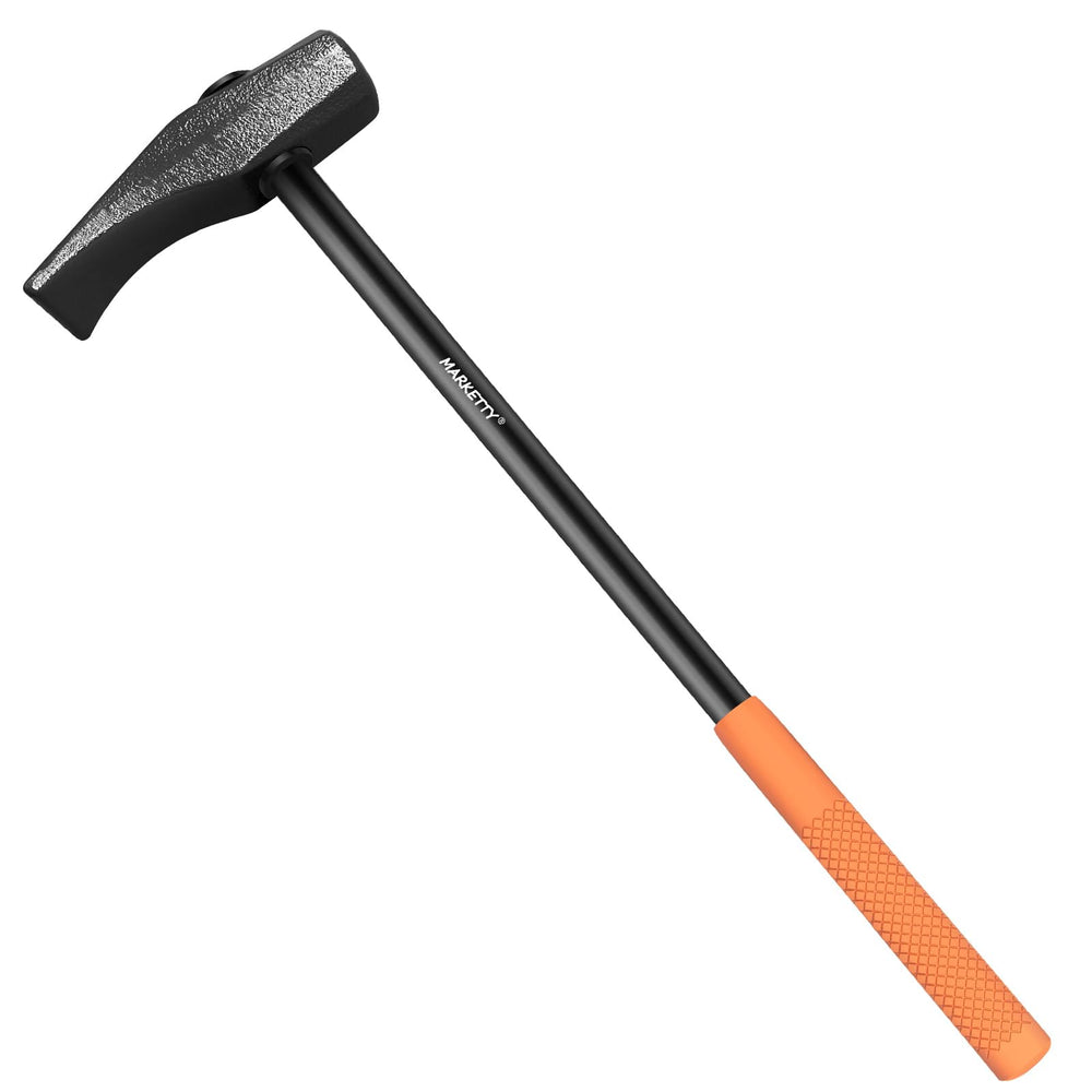 MARKETTY front view showing full bead breaker tool and robust head for precise strikes