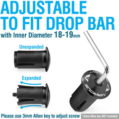 MARQUE view of elastomer insert demonstrating secure expansion and vibration reduction