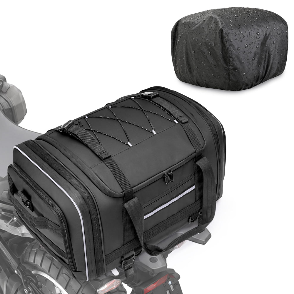 Marscamd tail bag front view showing compact profile and quick access — durable protection