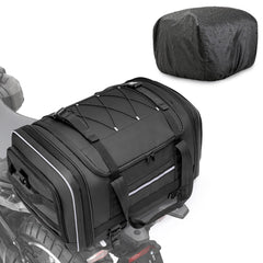 Marscamd tail bag front view showing compact profile and quick access — durable protection