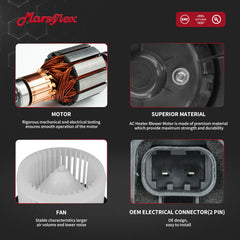 Marsflex electrical connector close-up showing plug fit for simple installation