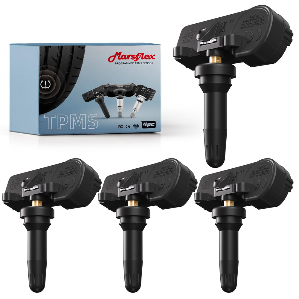 Marsflex front view of packaged TPMS sensor showing fit and readiness