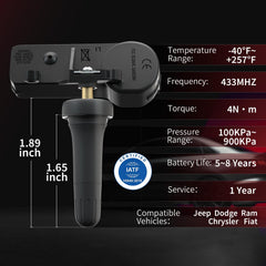Marsflex valve-stem close-up showing durable build and leak prevention