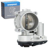 Marsram throttle body front view showing secure fit and improved airflow
