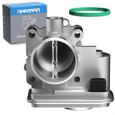 Marsram throttle body front view showing flange and actuator for confident direct fit