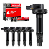MAS front view of 6-coil pack showing connectors and fitment benefit