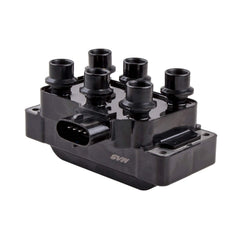 MAS front view of ignition coil showing mounting and compact design benefit