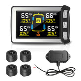 Masoll color LCD monitor front view showing clear tire readings and easy visibility